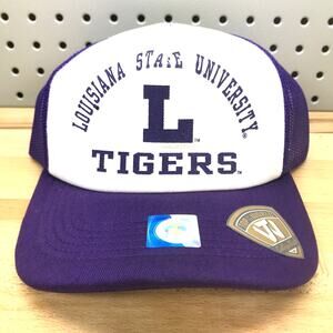Louisiana State University LSU Tigers NCAA College Vault TOW Trucker Hat NWT